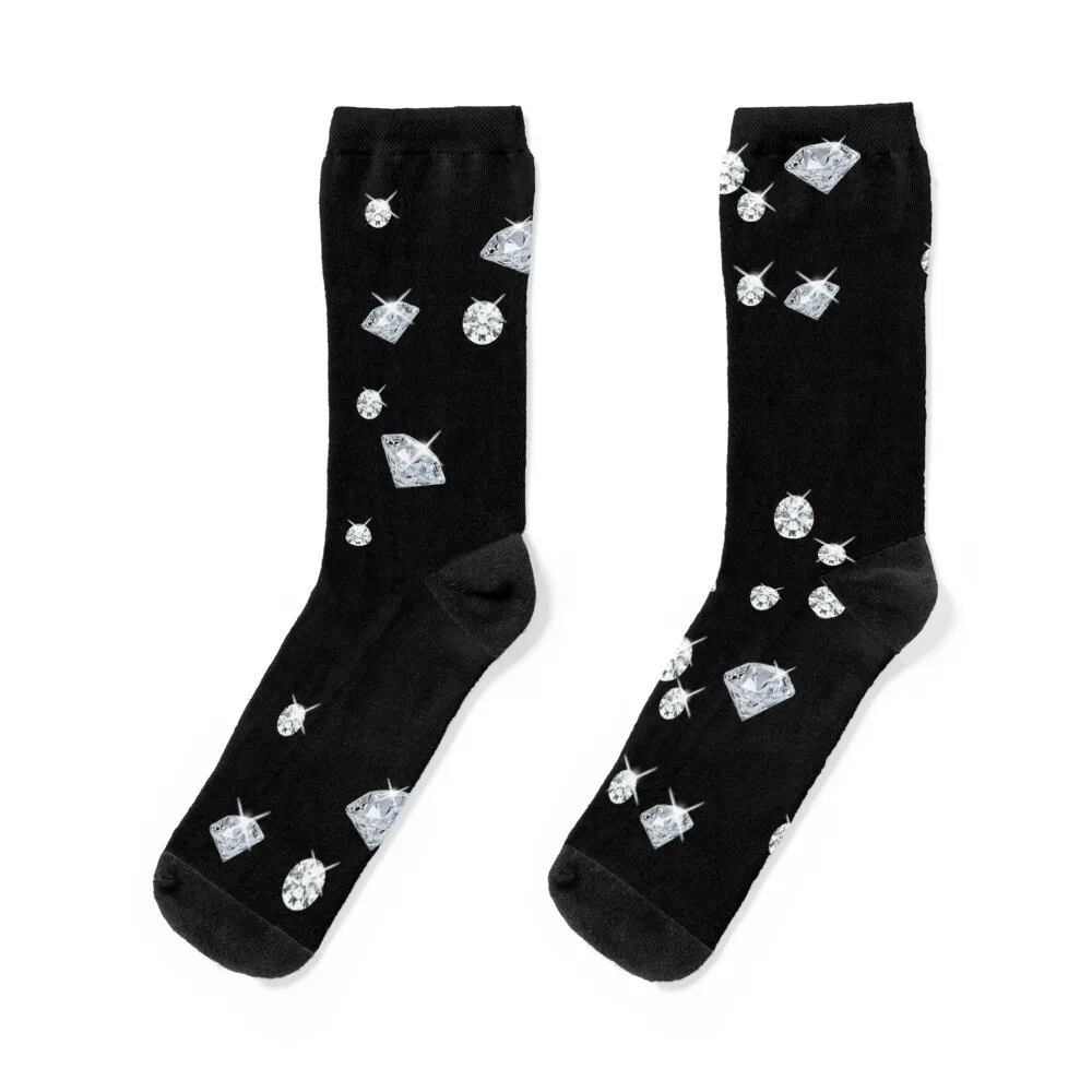 Sparkle Diamonds Socks designer gift Argentina hiphop Socks Woman Men's