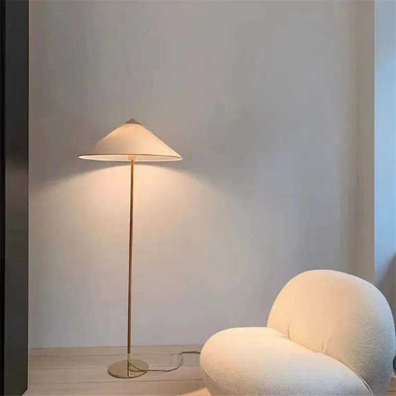 Bamboo Floor Lamp Vintage wooden woven straw hat lamp Living Room Bedroom Sofa Corner Standing Light Home Decor bedside lamp