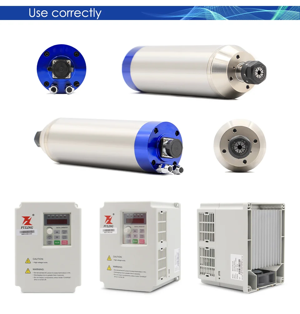 G-Penny 2,2 kW ER20 Metallspindel Wassergekühlter Spindelmotor-Kit 12000 U/min 400Hz Frequenzantrieb für Metall, Eisen, Edelstahl – Detail 21
