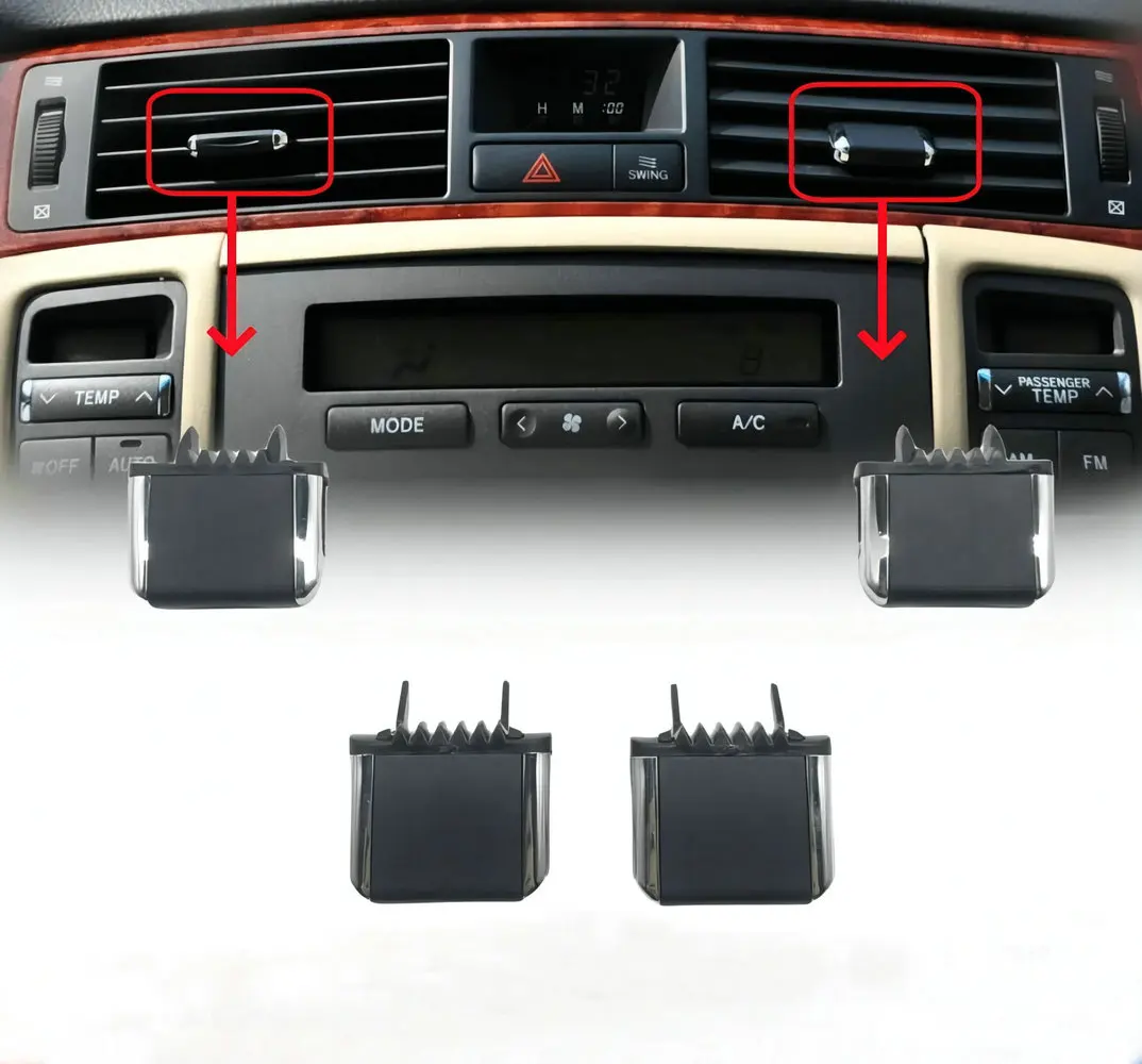 Applicable to Crown 2005-2009 Air conditioning vent paddle Instrument panel air outlet adjustment mobile buckle