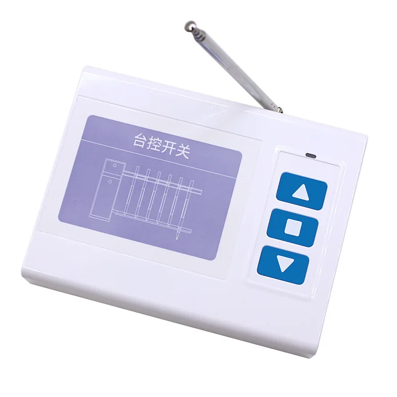 Interruttore a pulsante manuale a barriera Stop Jog Cancello scorrevole controllato a filo Interruttore manuale da tavolo wireless Interruttore di ripristino automatico