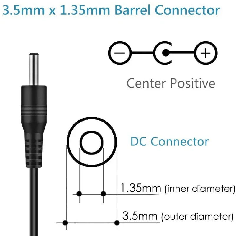 【Fast Delivery】USB to DC Power Cable Cord 3.5x1.35/5.5x2.1/5.5x2.5/4.0x1.7/2.5x0.7mm DC Port Charging Cable Power Supply Cord