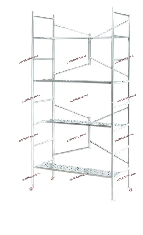 

Thickened Folding Scaffold Portable Scaffold Factory Pulley Movable Scaffold