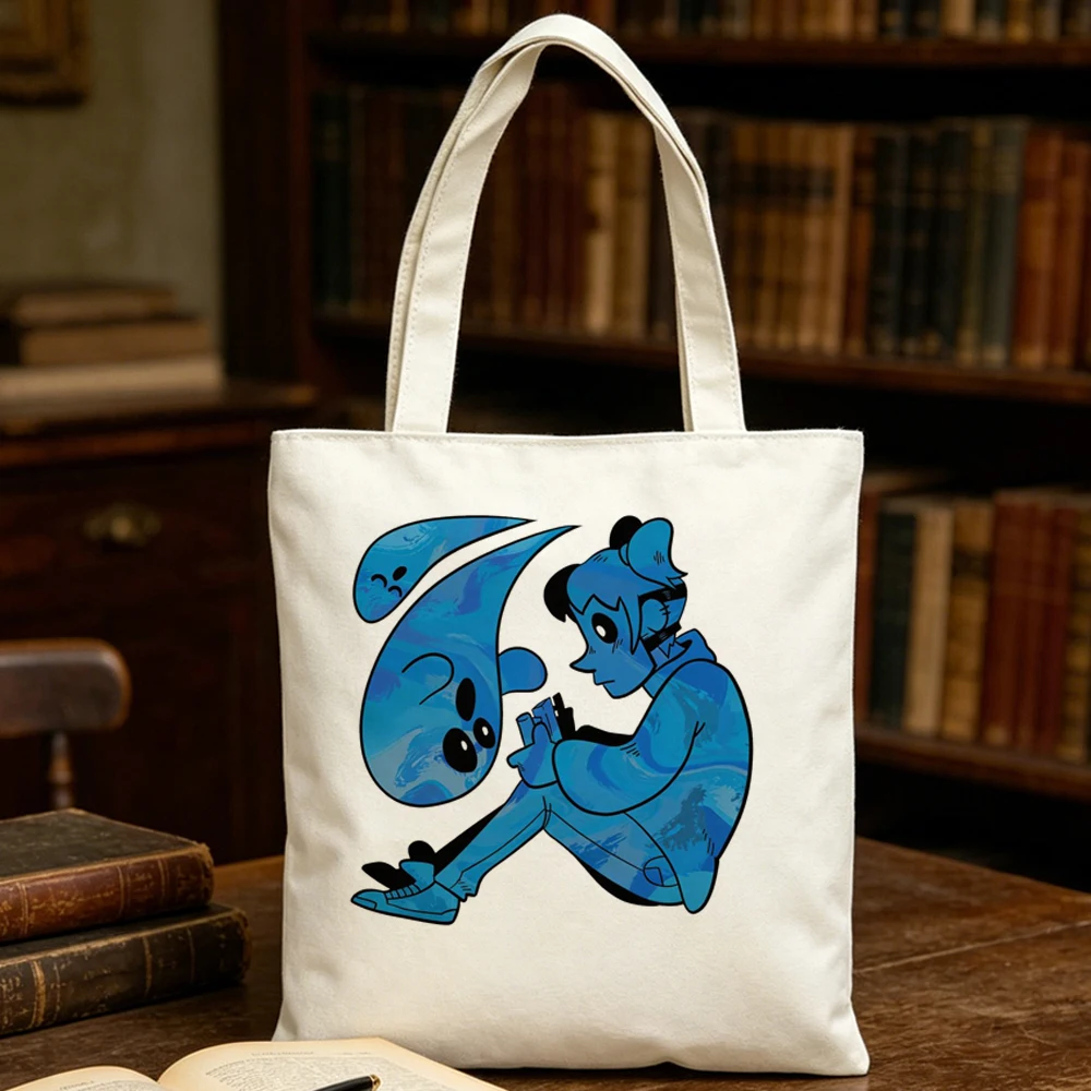 Bolso tote Sally Face, bolsa de compras personalizable, sac cabas, bolso tote de compras para mujer