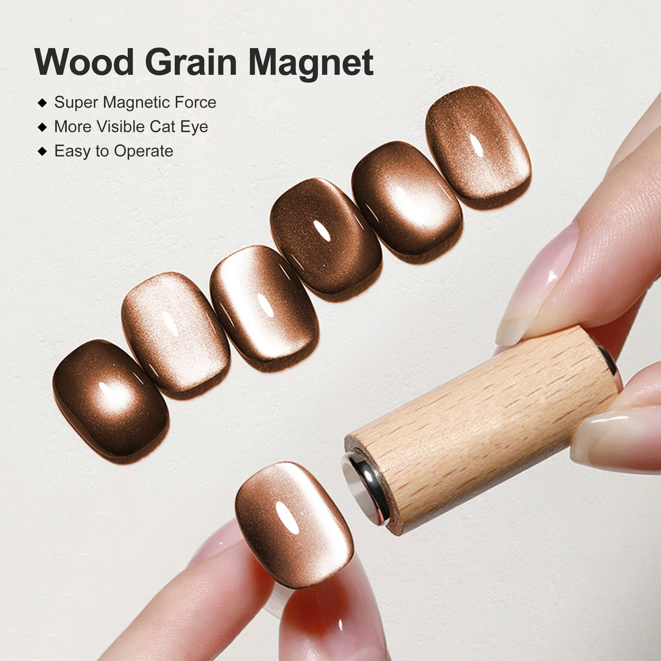 

Upgrade Nail Art Magnetic Pen Strong Magnet Wand 3D Cat Eye Painting Nail Art Design Dual-Ended Round Magnets Manicure DIY Tools