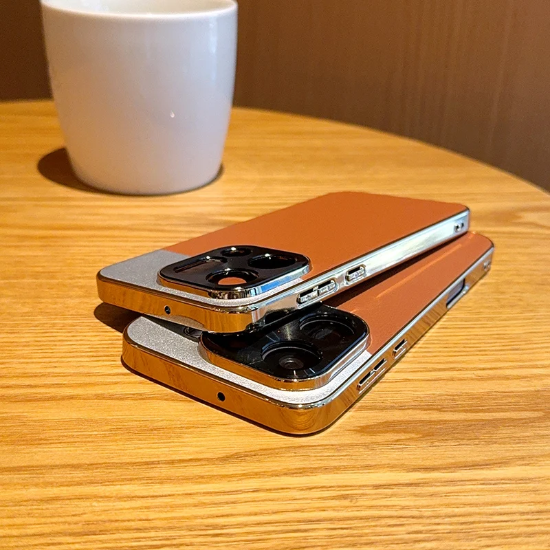 ل ممن لهم البحث X9 برو حافظة فاخرة بولي Leather الجلود الجلد تصفيح الغطاء الخلفي الواقي ل Find X9 X8 Pro X8 Ultra X8S + غلاف الهاتف