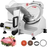 VEVOR 8 Inch Blade Electric Food Slicer Grinder Home Meat Slicer Machine Commercial Deli Meat Cheese Beef Mutton Turkey Cutter