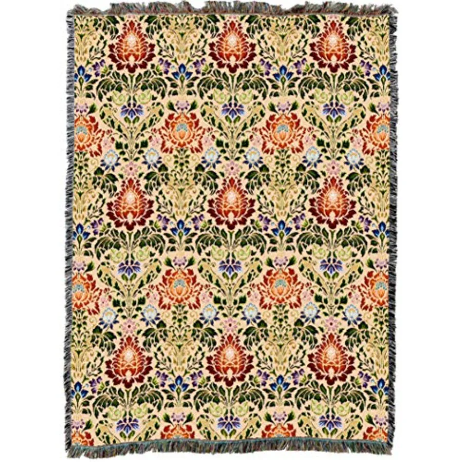 

Плед William Morris XL - Искусство и ремесло - Подарок - Тканый из хлопка - Сделано в Китае A 822