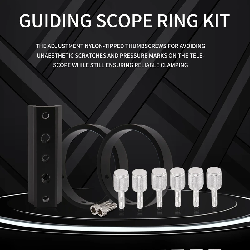 Guiding Scope Ring Kit For Telescope Tube Diameter Or Finders 43Mm To 70Mm For Astrophotography