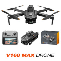 2025 V168 Pro MAX GPS 8K Professional HD Camera 5G WIFI FPV 360 Obstacle Avoidance Brushless Large Screen RC Quadcopter