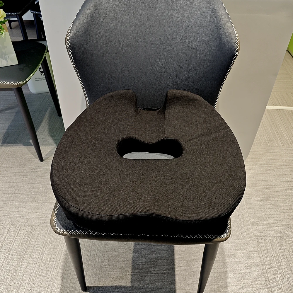 Extra große Memory-Schaum-Sitzkissen für Bürostühle, druckentlastendes Sitzkissen für Ischias, langes Sitzen und Autofahren