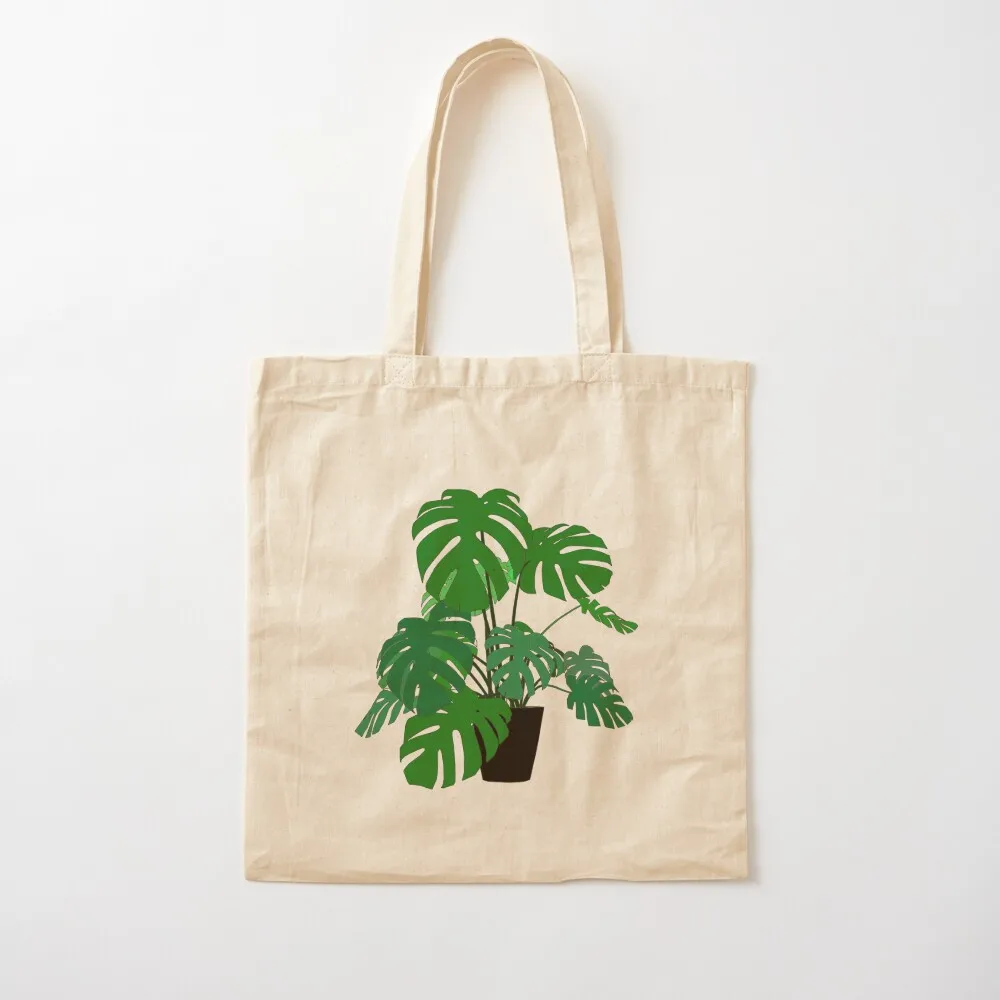 

COLOURED SWISS CHEESE PLANT Tote Bag Women's shopper personalized tote large size bags tote bags cloth bags Canvas Bag