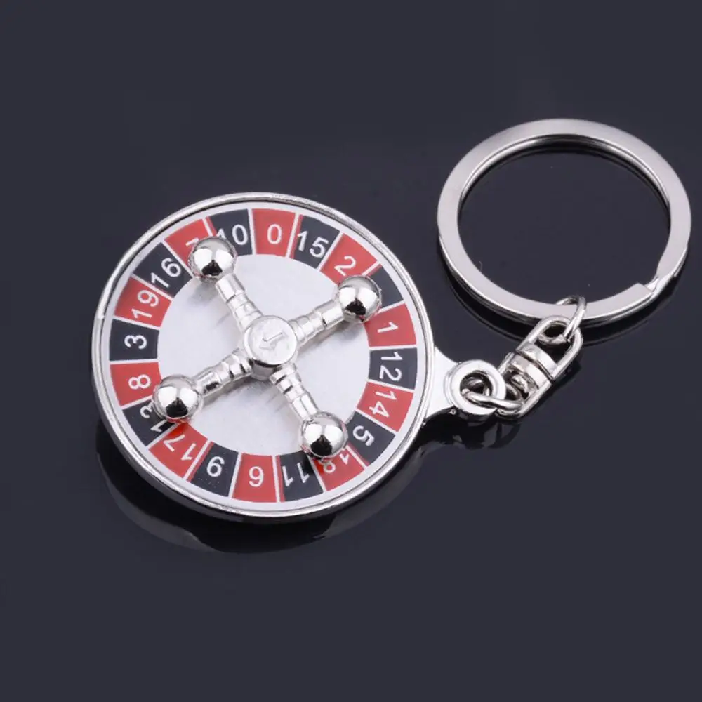 Rudder Rotatable Gift New Compass Key Chain Toy Key Ring