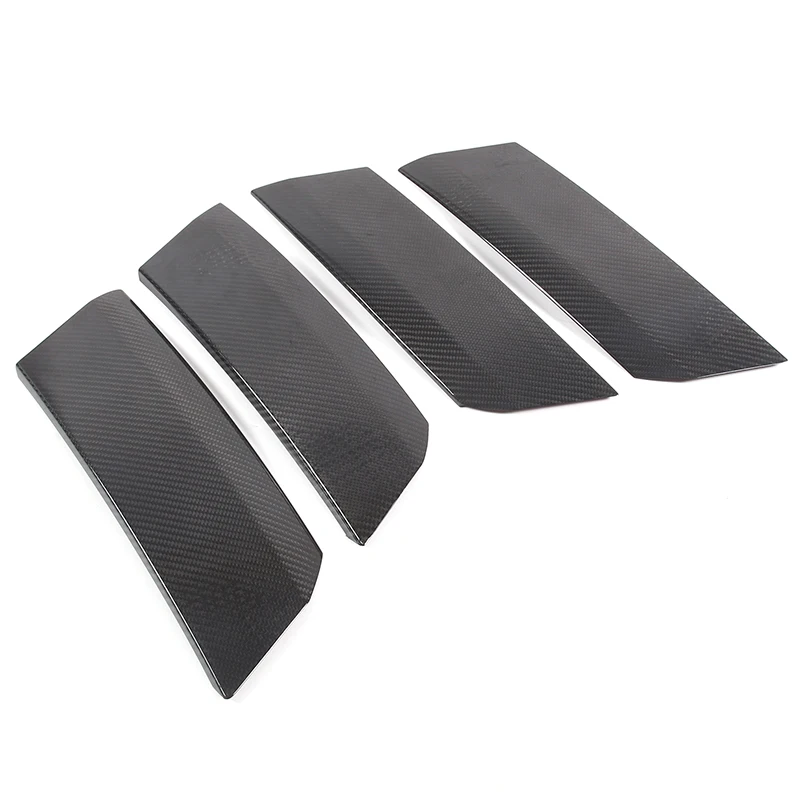 For Chevrolet Corvette C6 2005-2013 Real Carbon Fiber Car Side Fender Cover Trim Stickers Car Accessories