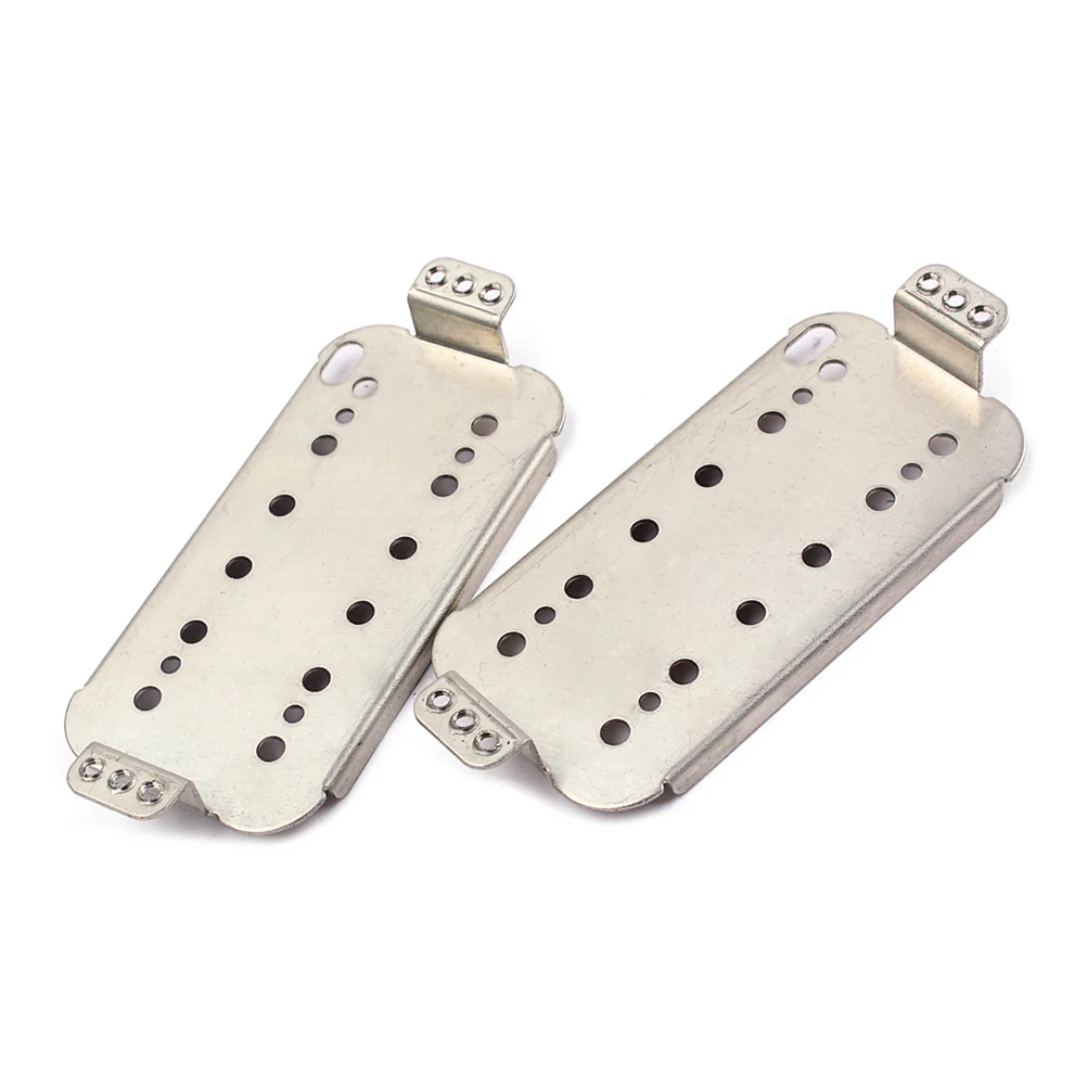 

2 PCS Guitar Neck Bridge Humbucker Pickup Base Plate 50mm 52mm Pole Spacings Humbucker Bridge Neck Set