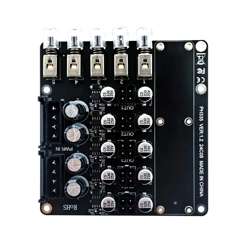 2x-sata-2x-4ピン-to-atx-クアッド-4ピン-5-12v-電源ブレークアウトボードモジュールアダプター電源制御スイッチスイッチャー（hdd-cd-rom用）