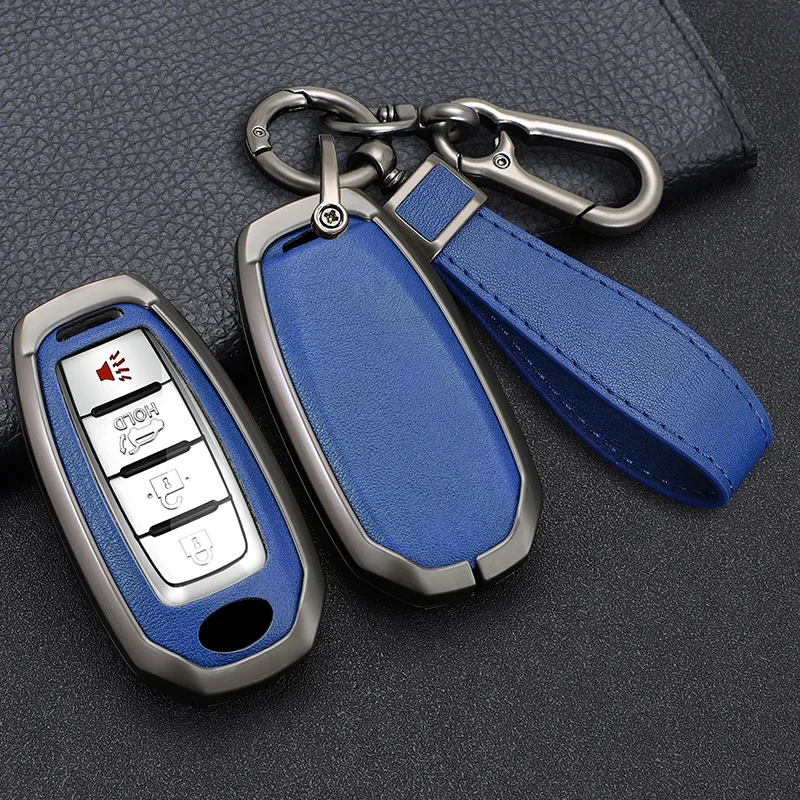 Car Remote Key Case Cover for Infiniti QX50 EX25 QX50 QX60 EX35 FX35 FX45 FX50 EX37 EX25 Q60 Shell Fob Keychain Auto Accessories