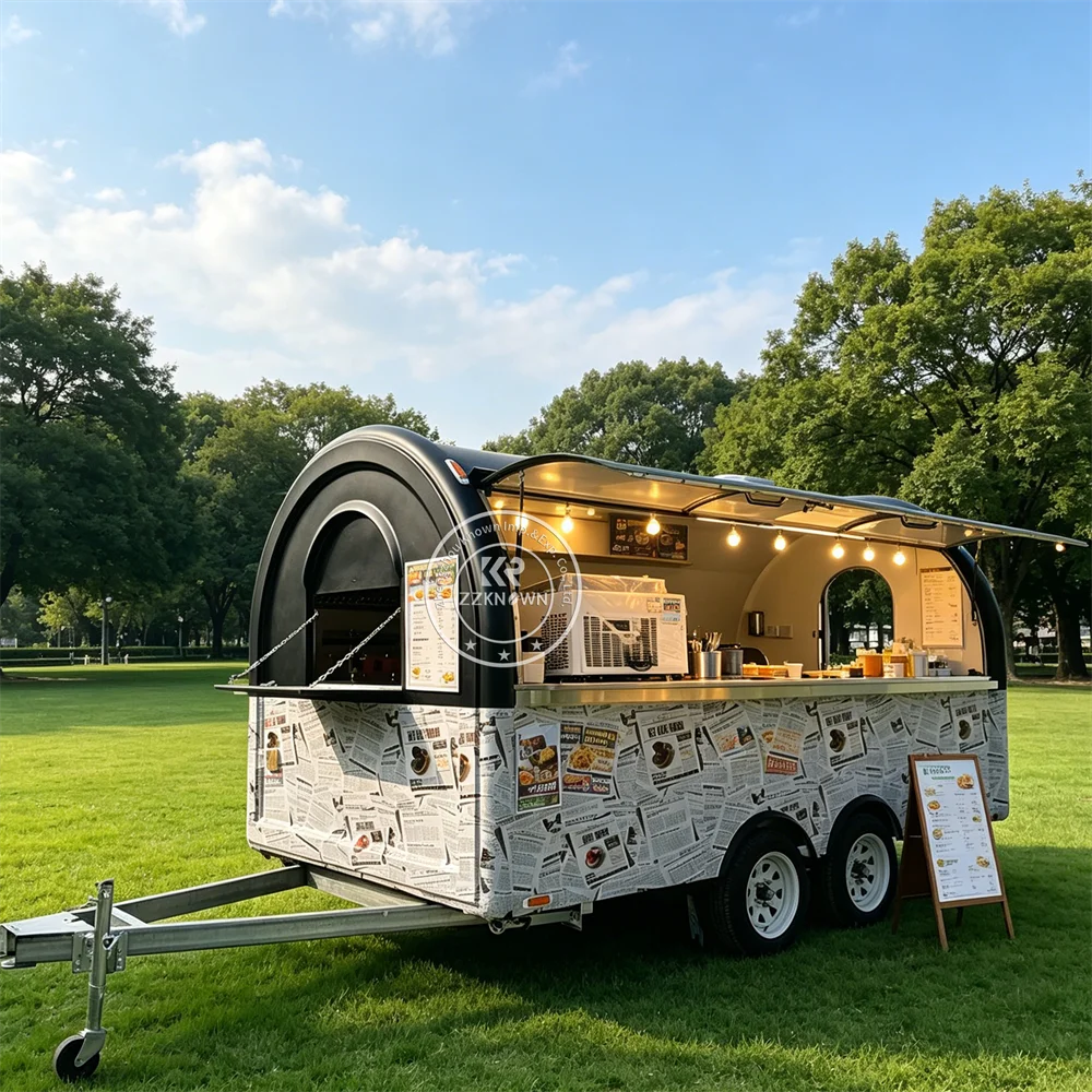 

Commercial Mobile Burger Coffee Truck Concession Kitchen Truck Street Food Truck Trailer With Fully Equipped