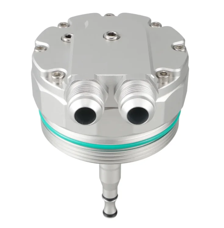 M52 M54 엔진 오일 쿨러 오일 필터 어댑터 캡 커버 # 11421741000 BMW 3 5 시리즈 E46 E36 E39 E60 E61 1999-2005