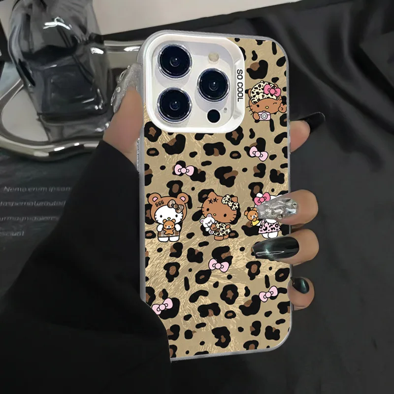 Luxury Leopard Sanrios Hellos Kittys PhoneCase for Infinix Hot Note Zero 50 40 30 30i 20 20s 12 12i 11 Smart 9 8 7 6 5 Pro 4G 5G