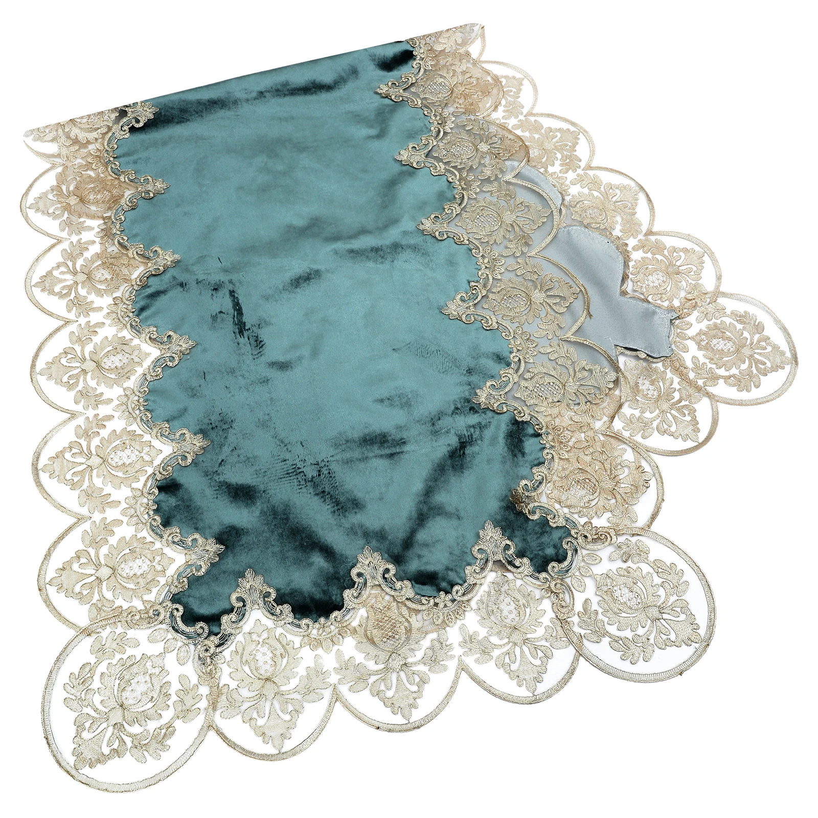 

1pc Cover Embroidered Lace Premium Cloth For Electric Piano Keyboard Accessories Decorative Half Cover Foldable Gift Piano