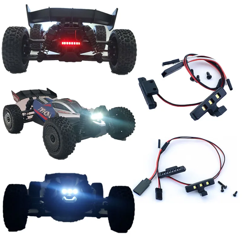 Przedni i tylny system oświetlenia symulacyjnego LED 5 V do 1/18 ARRMA TYPHON GROM MEGA 380 Szczotkowany wózek 4X4 o małej skali