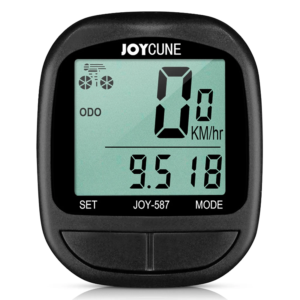 Bike Computer Bicycle Waterproof Wired Speedometer and Odometer Stopwatch Cycle Bike   Computer with LED Display for Cycle