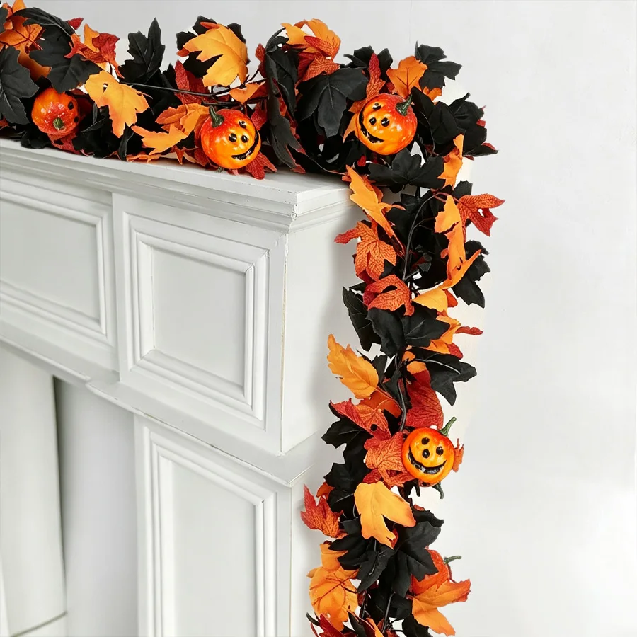 guirlanda-artificial-de-folhas-de-bordo-pretas-e-laranjas-com-mini-aboboras-para-porta-lareira-festa-de-halloween-ornamento-suspenso-de-outono