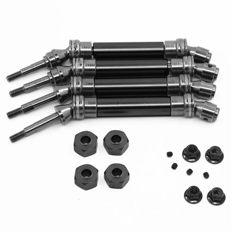 For 1/10 Traxxas Slash 4X4 Stampede VXL 2WD 6851R 6851X 6852R 6852X Of CVD Steel Front Rear Drive Shaft Assembly Heavy