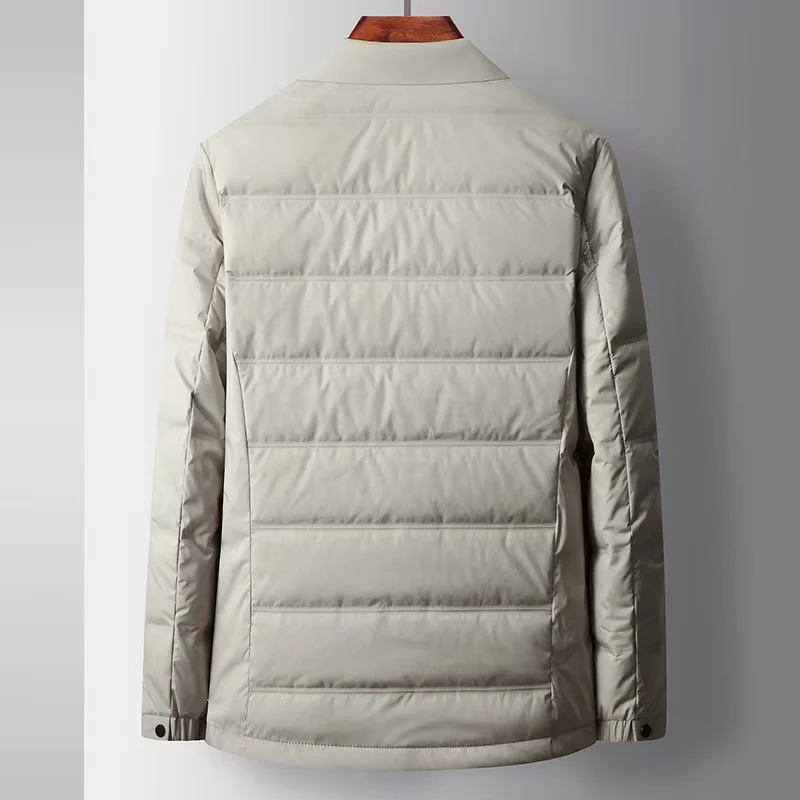 سترة رجالية جديدة لخريف وشتاء 2025، إصدار خفيف الوزن، محتوى Goose Down 90% للأعمال والترفيه #5