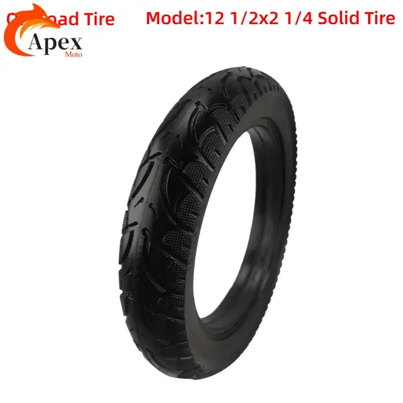 

12 inch solid tire 12 1/2X2 1/4 electric bicycle electric scooter tire 12.5X2.25 wheel tire accessories