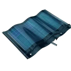 Wholesale Black Red Green 30W Solar Panels Thin Film Solar Roof Curve Cigs Curved Tile