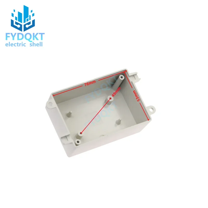 1Pcs 82X57X35Mm Abs Elektronische Behuizing Diy Instrument Project Doos Printplaat Relais Module Behuizing draad Junction Box