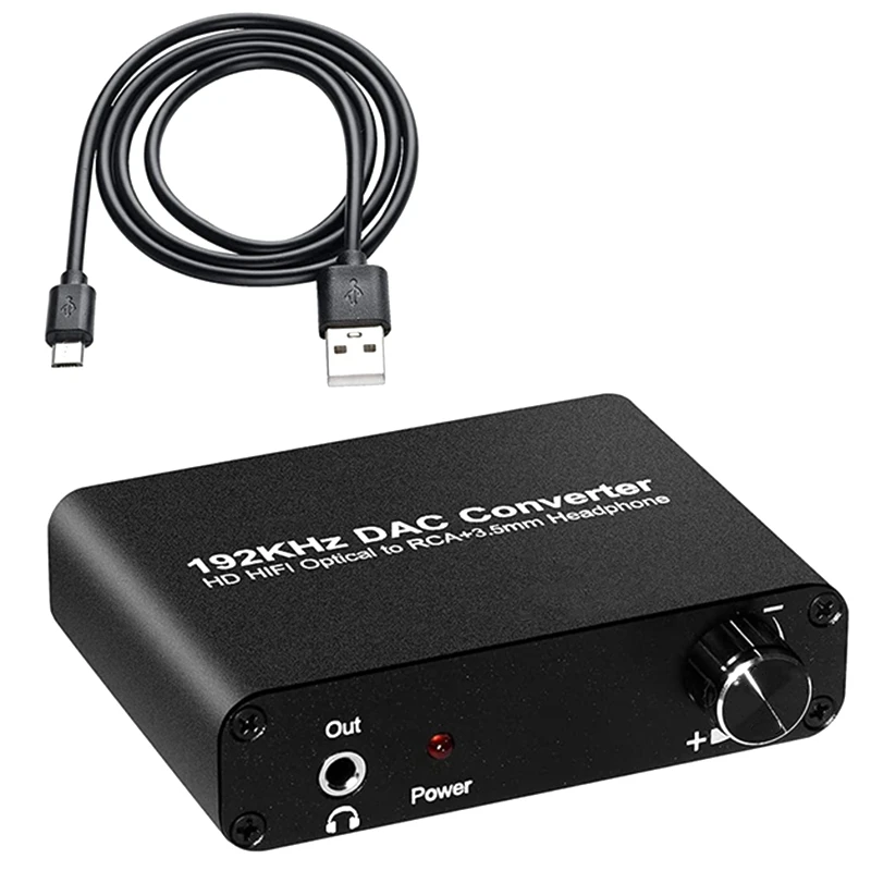 Convertidor DAC de 5,1 canales, decodificador de Audio óptico Digital Coaxial Toslink a RCA, Conector de 3,5 Mm, soporte para DOLBY AC-3 DTS 5,1 2.0CH