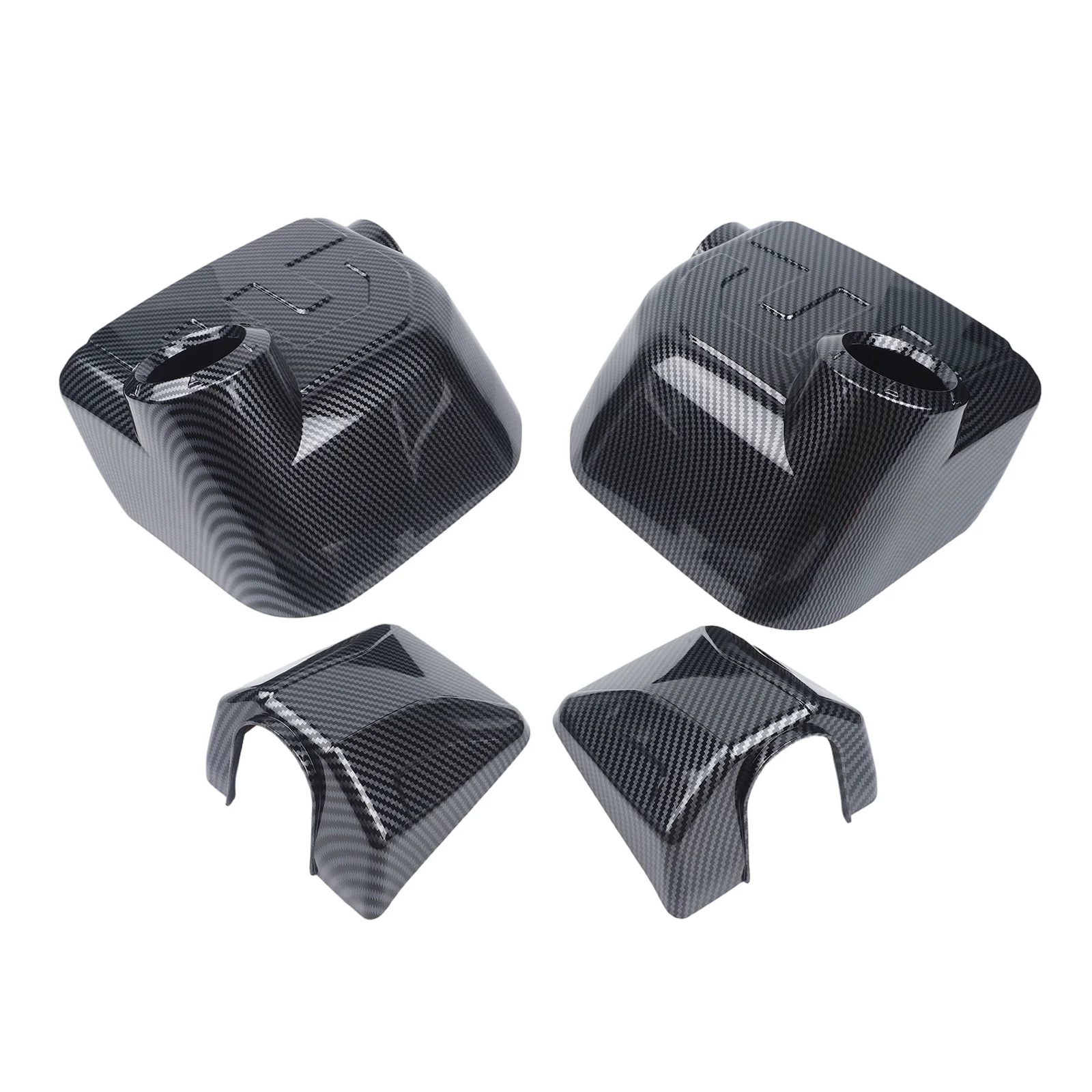 Side Rearview Cover Carbon Fiber Mirror Road Car Exterior Upgrade Plastic Construction Direct Replacement Side Rearview Set