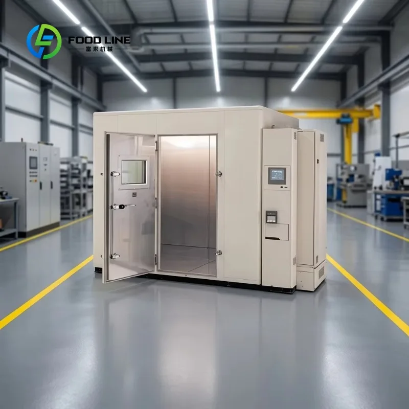Customized External Dual Fan Cooling Walk In Cold Storage Warehouse, Commercial Insulated Refrigeration Room