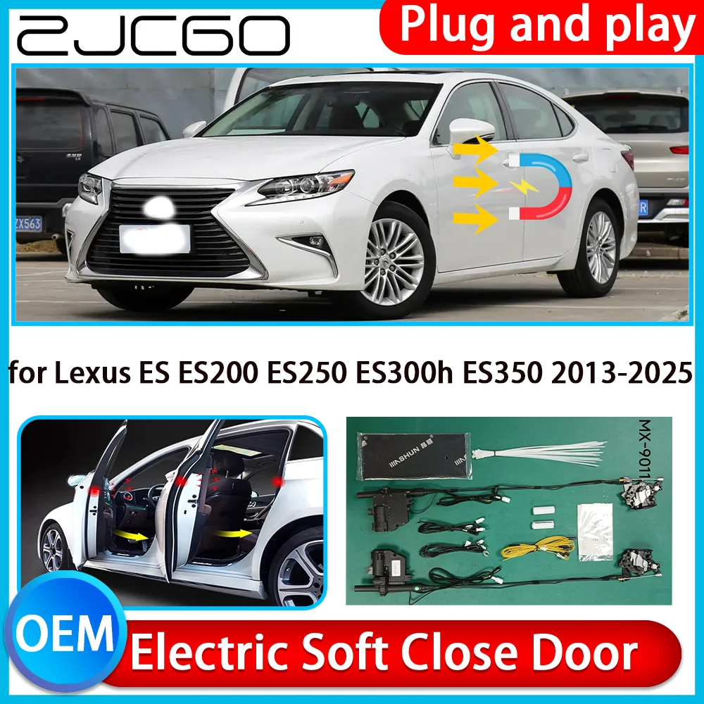 for Lexus ES ES200 ES250 ES300h ES350 2013-2025 Auto Pull Car Soft Close Kit Door Power Latch Electric Door Catch Soft Closing