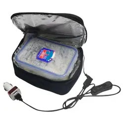 USB Portable Food Warmer Heating Lunch Box USB Hot Lunch Container Various Foods Car Lunch Bag 2-in-1 Heated And Insulated Bag