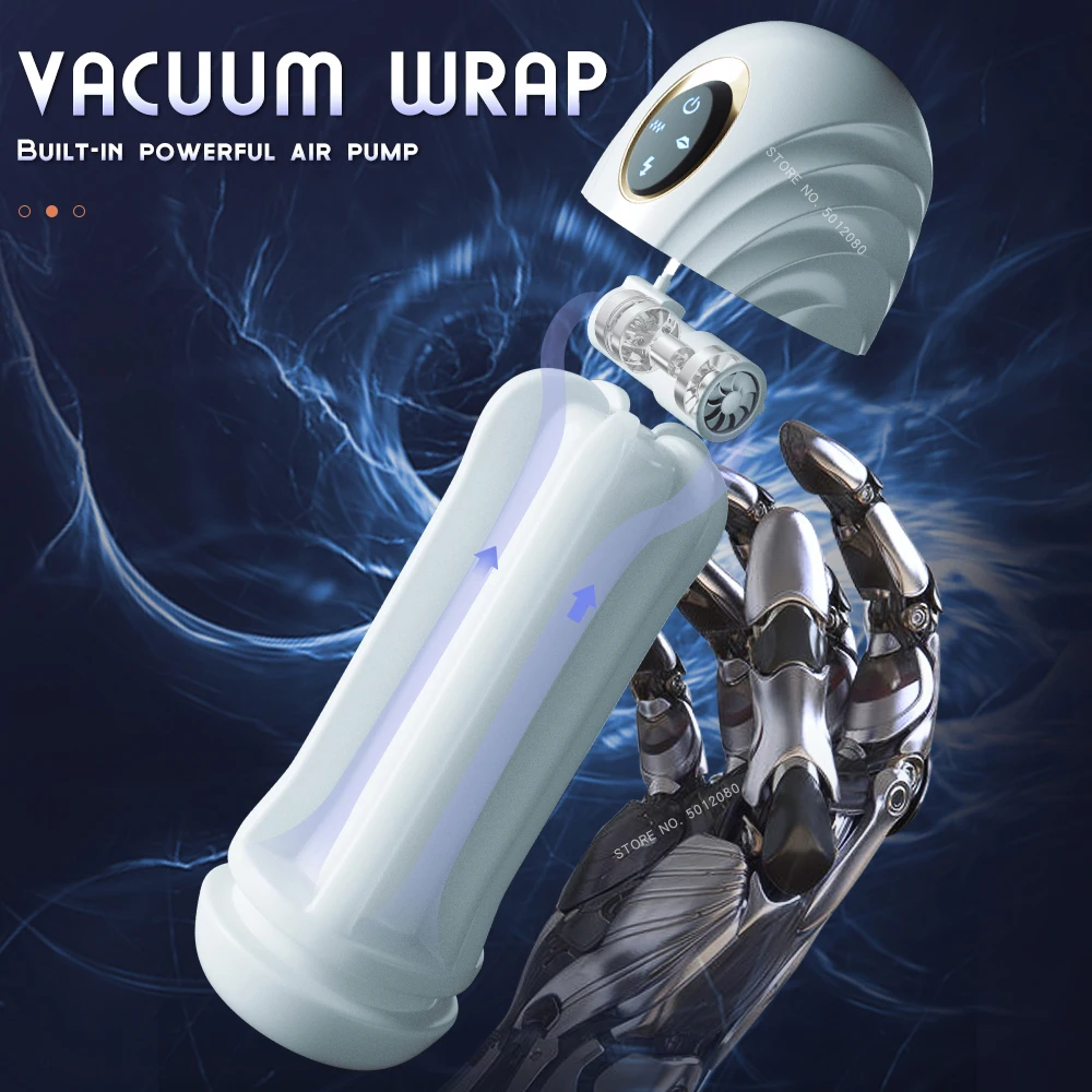 Automatic Male Masturbator Cup Suction Blowjob Vagina Masturbation Pussy vibrator Sex Machine Toys for Men Goods for Adults