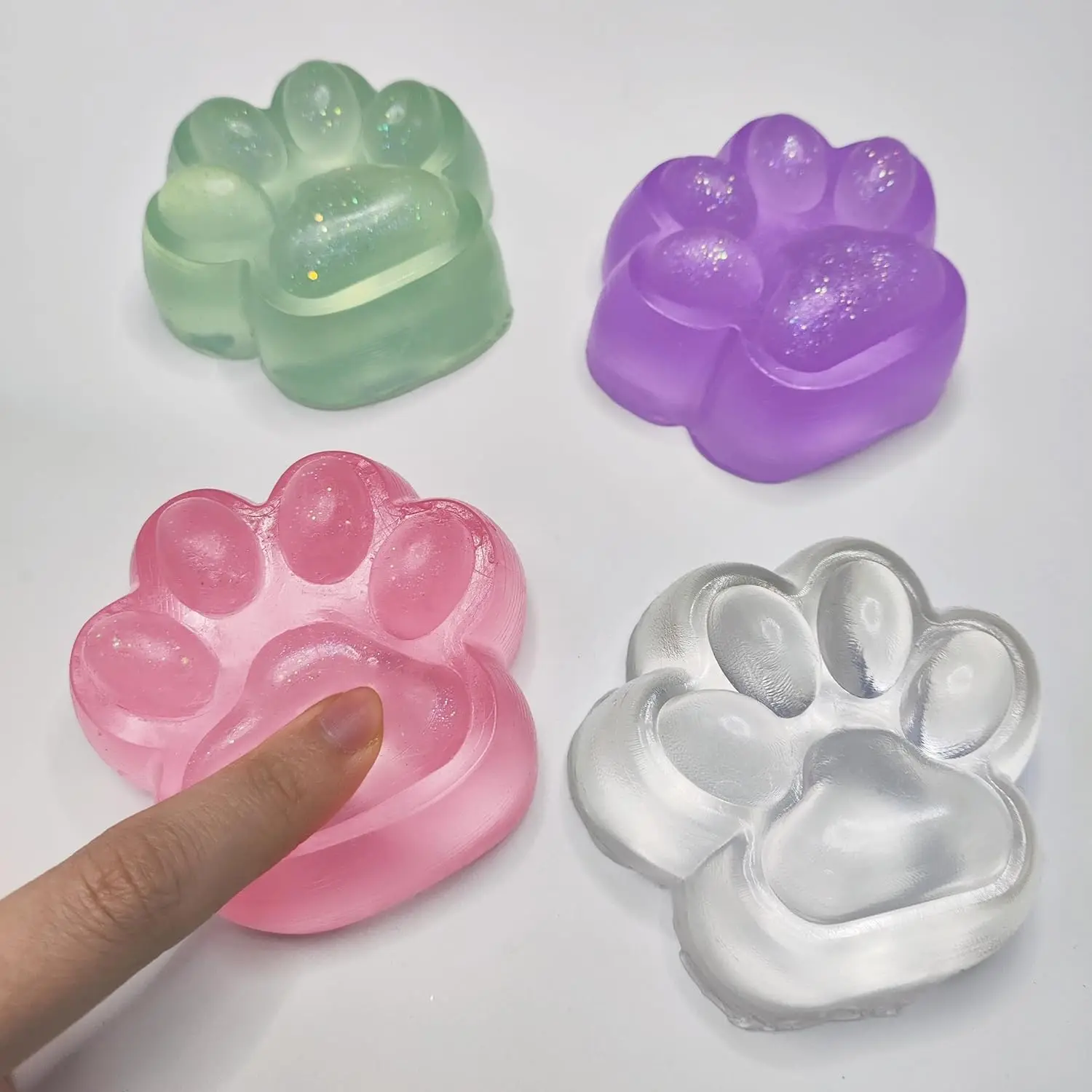 لعبة الضغط على مخلب القطط، ألعاب الضغط اللامعة اللطيفة لتخفيف التوتر والاسترخاء مناسبة للبالغين