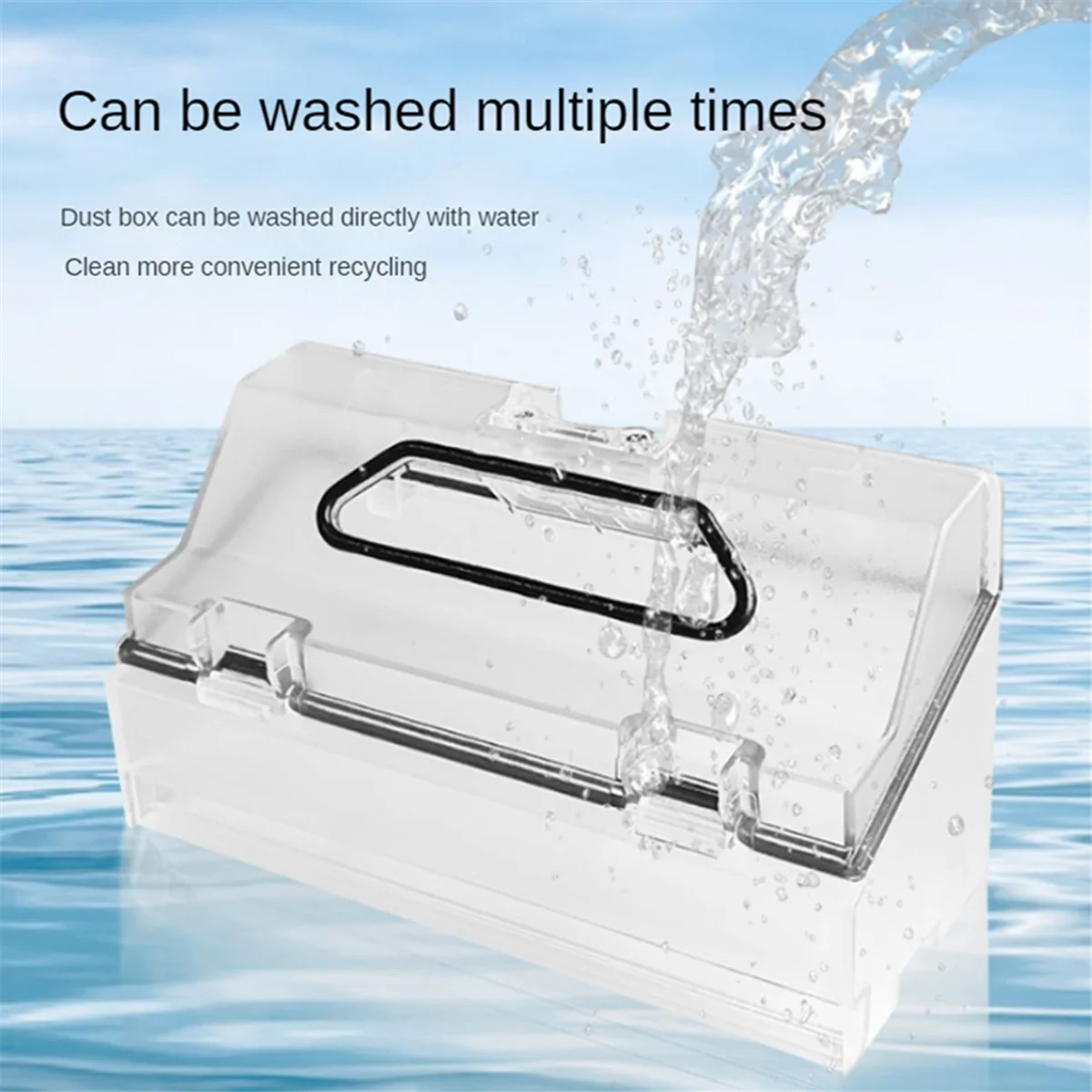 Części zamienne do odkurzacza robota Dreame Bot W10 / W10 Pro Pojemnik na kurz Kosz na śmieci z filtrem — A19G