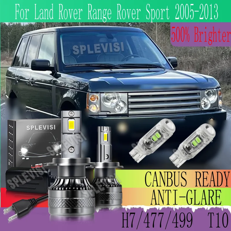 

12/24V Compatible Easy Plug and Play LED HEADLIGHT For Land Rover Range Rover Sport 2005 2006 2007 2008 2009 2010 2011 2012 2013