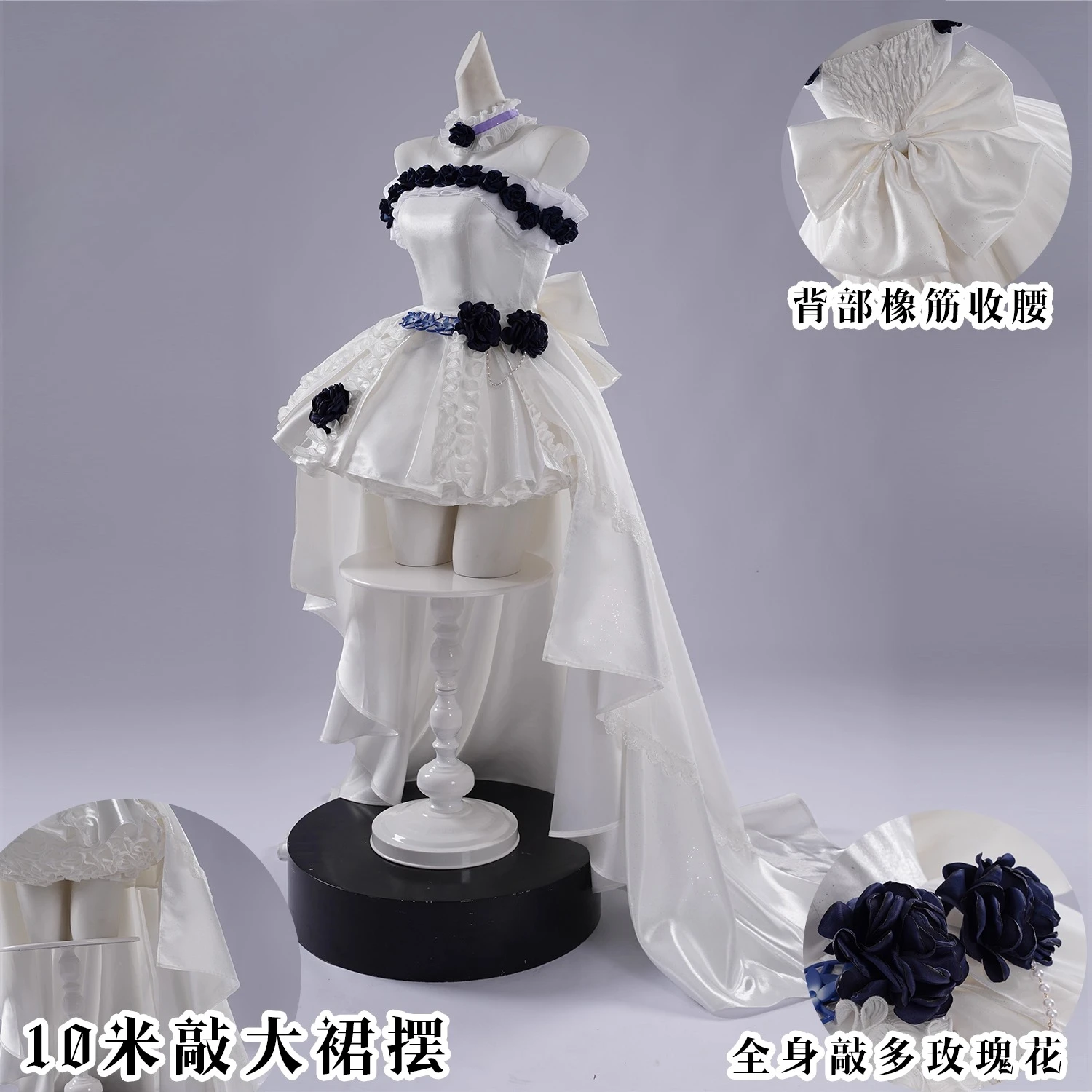 

Takanashi Rikka Evening Rose Косплей Костюм Love Chunibyo & Other Delusions Girl Sweet Lolita Носки Маска для глаз Рождественское платье