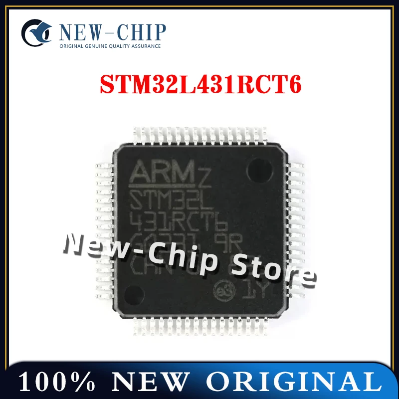 100% New Original  5PCS-100PCS/LOT  STM32L431RCT6  STM32L431  LQFP64  LQFP-64 ARM Cortex-M4 32-bit microcontroller MCU