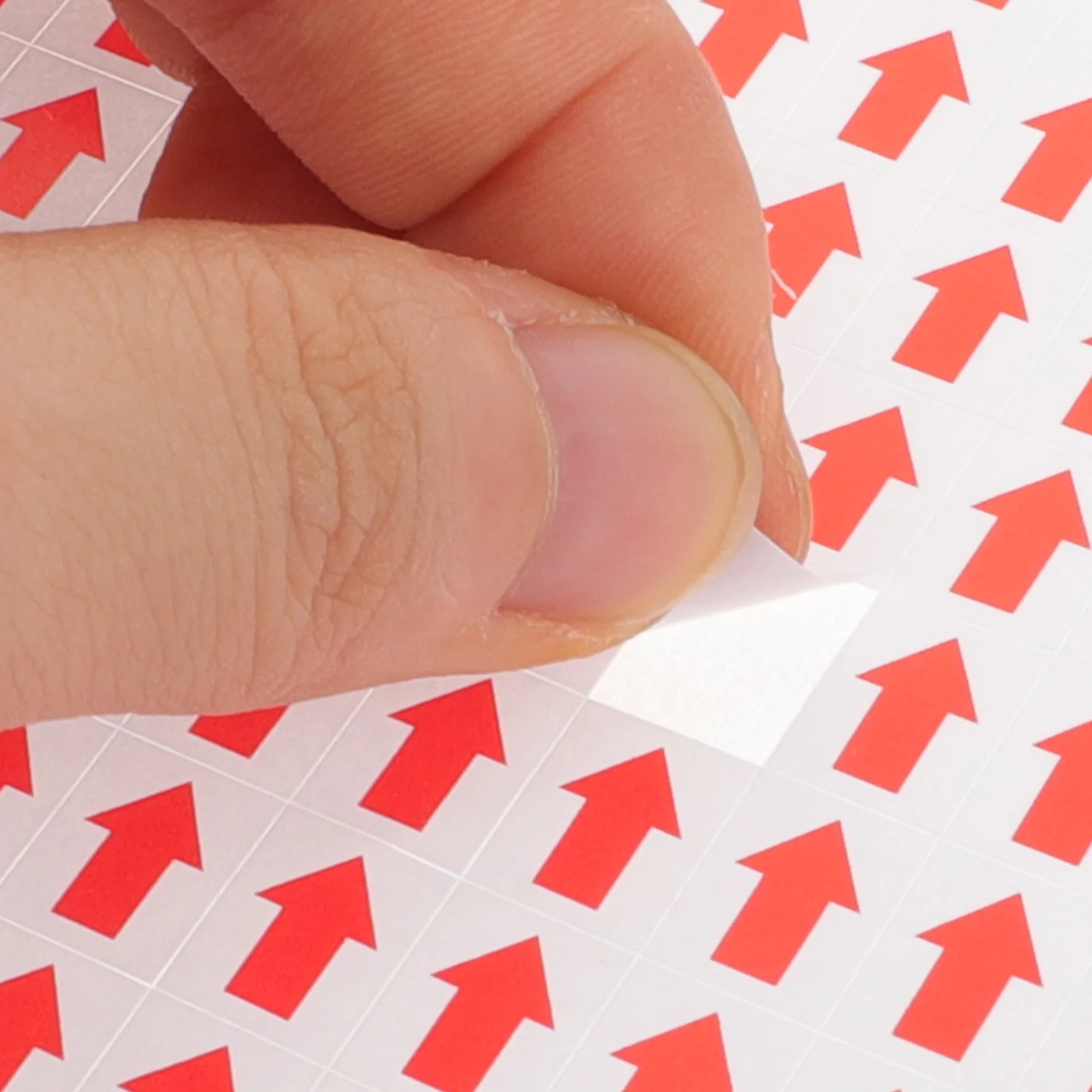 20 Sheets Sticker Arrow Stickers Emblems Floor for Directions Indication Paper Adhesive