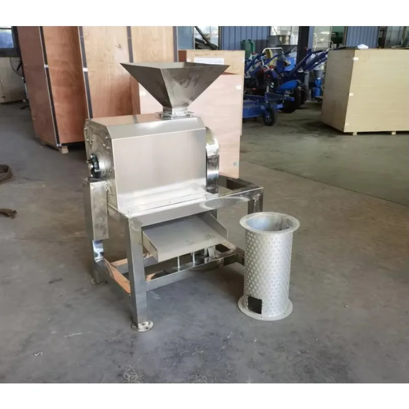 NP Brand Stainless Steel 304 Motorized Fruit Pulp Extractor Pineapple Tomato Mango Passion Fruit Pulper High Productivity 1.5KW