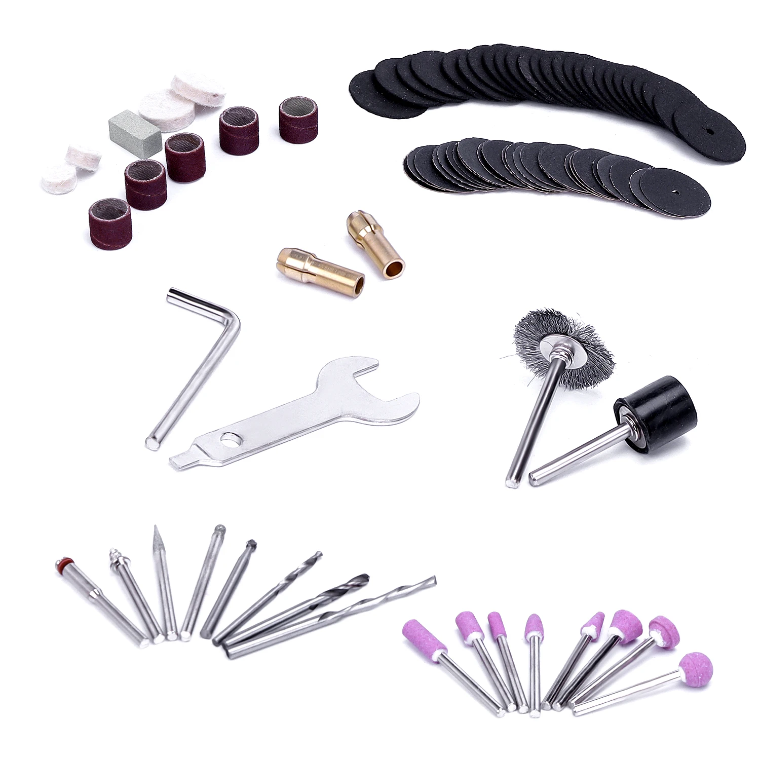 HERZO 145 pièces accessoires de moulin électrique polyvalents haute précision universel Portable et polyvalent