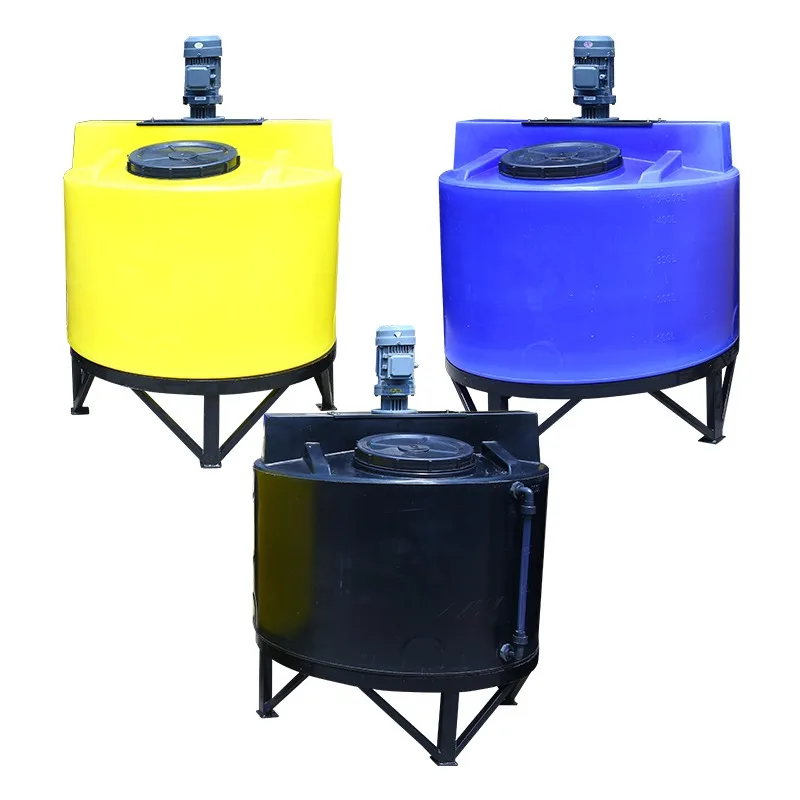 Contenitore per serbatoio di miscelazione e stoccaggio chimico in plastica agricola poli 2025500L