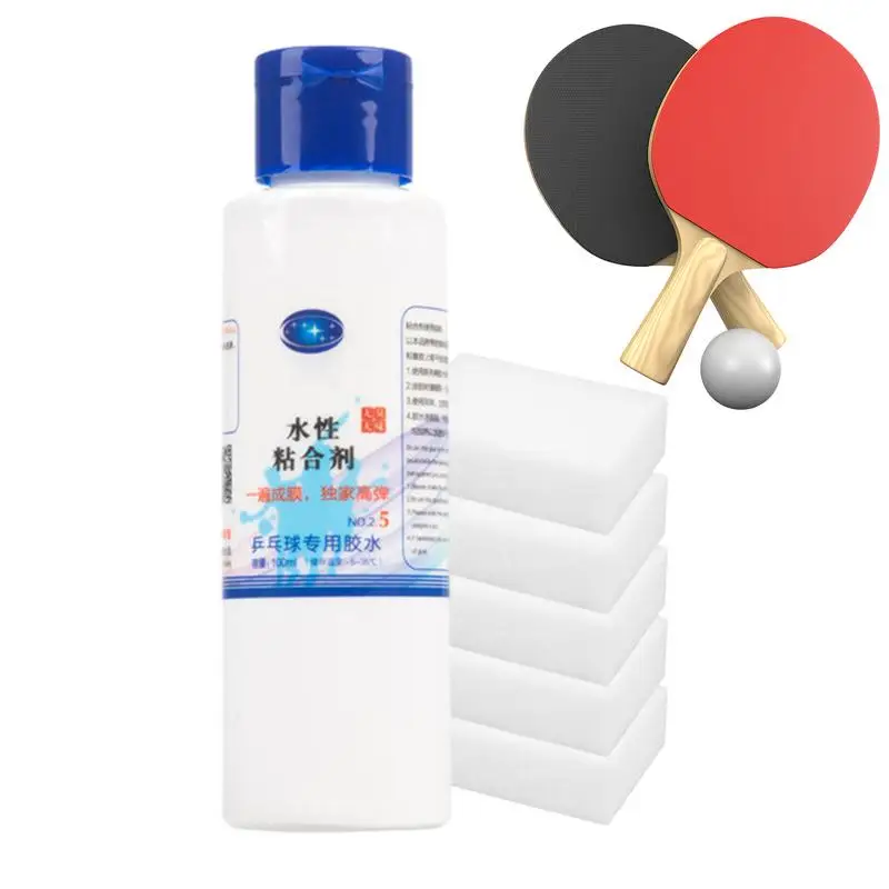 Colla di gomma racchetta da ping pong colla di cemento di gomma colla per incollaggio di gomma per racchetta da ping pong a riprese rapide istantanee per tavolo
