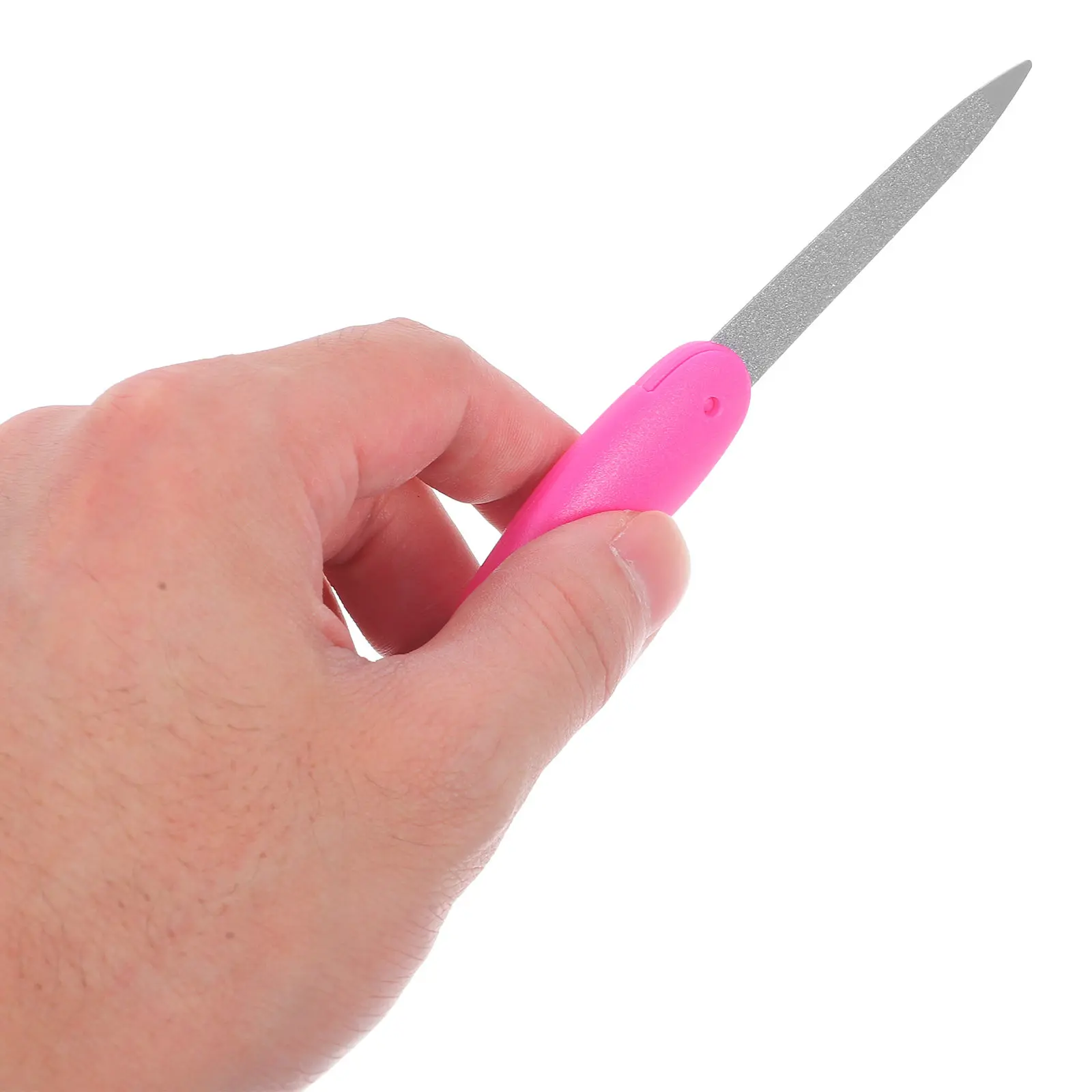 

6Pcs Stylish Minimalist Nail Files Double Sided Folding Nail File Tools for Travel Natural Nails Professional Manicure Buffering